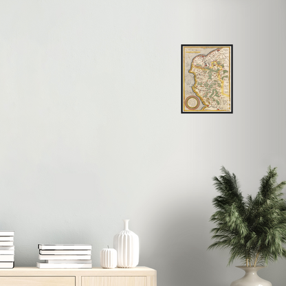 Historical city map  Test product horizontal 3 sizes