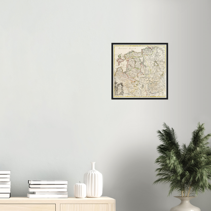 Historical city map  Test product horizontal 3 sizes