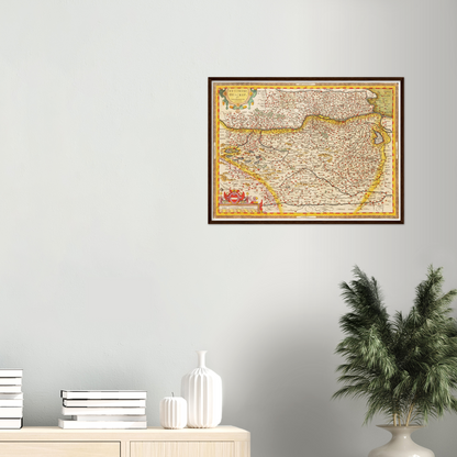 Historical city map  Test product horizontal 3 sizes
