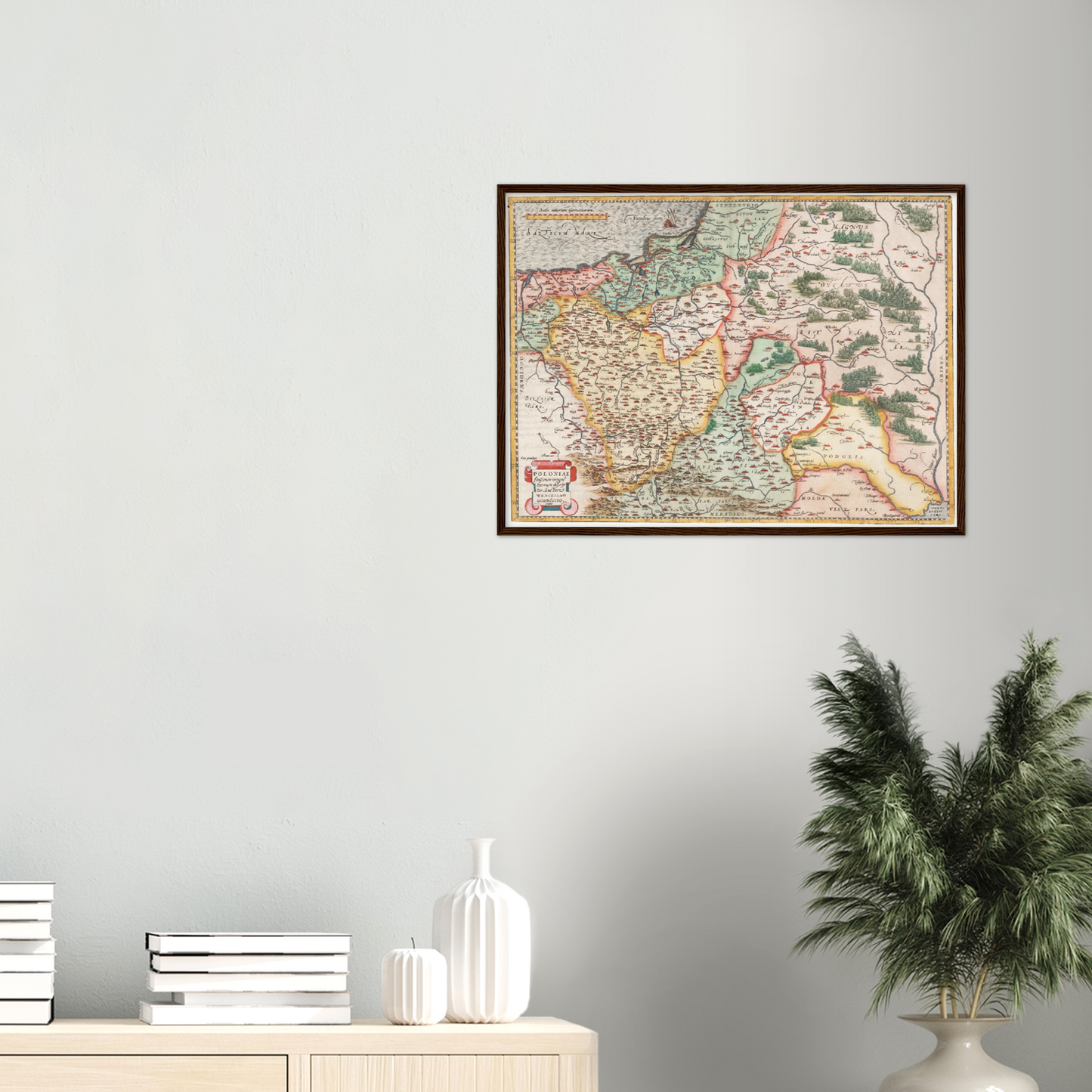 Historical city map  Test product horizontal 3 sizes