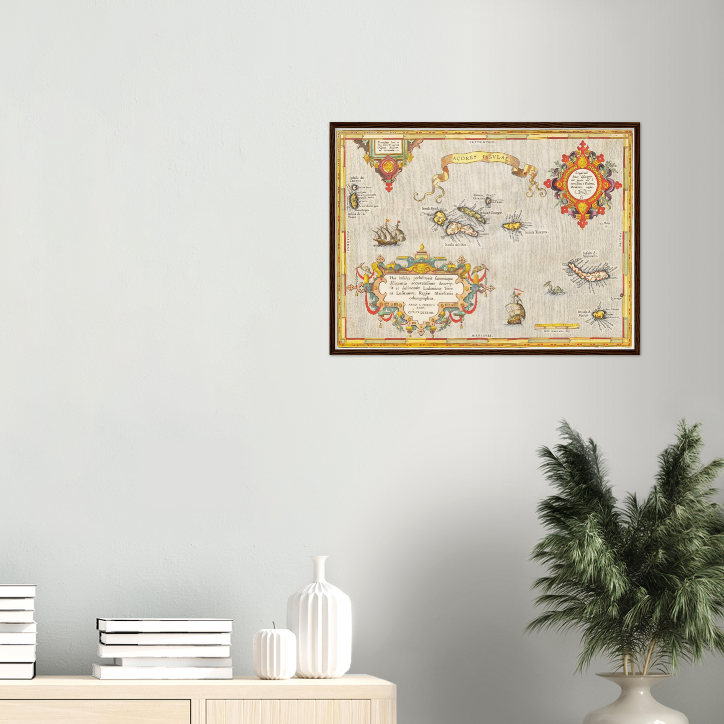 Historical city map  Test product horizontal 3 sizes