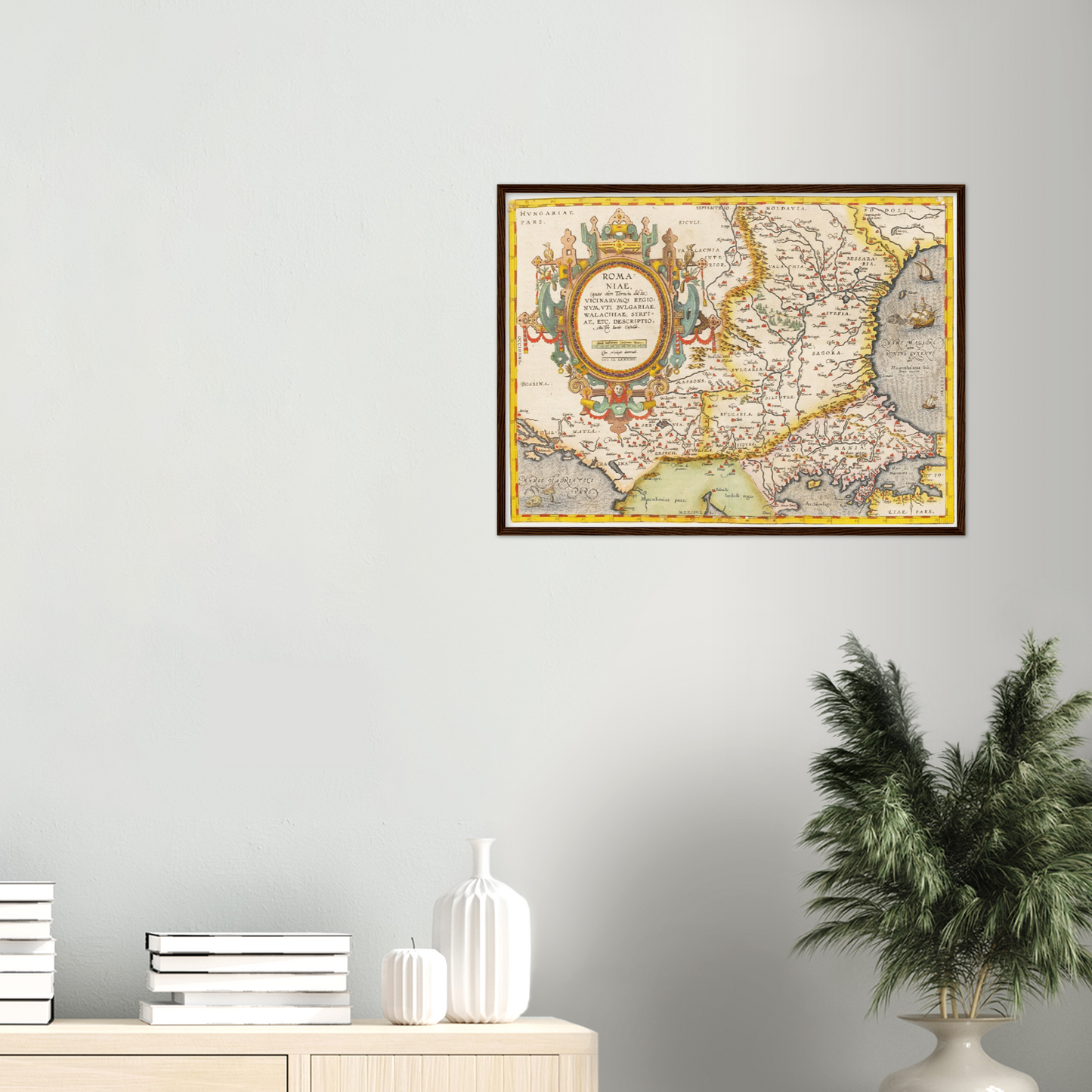 Historical city map  Test product horizontal 3 sizes