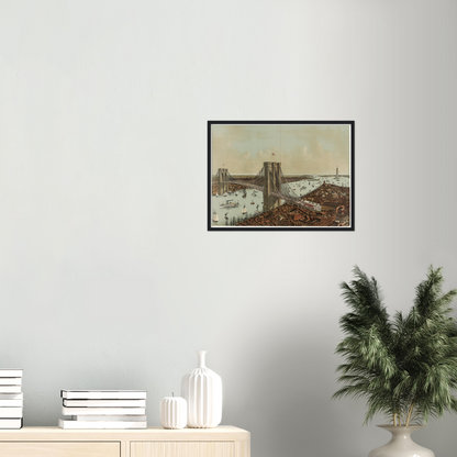 Historische Stadtansicht New York City um 1892