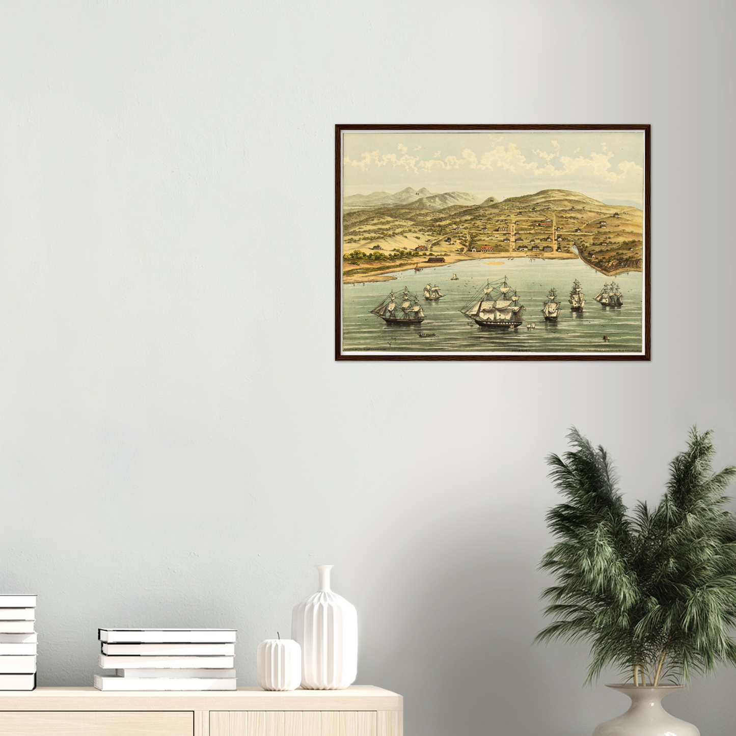 Historical city map  Test product horizontal 3 sizes