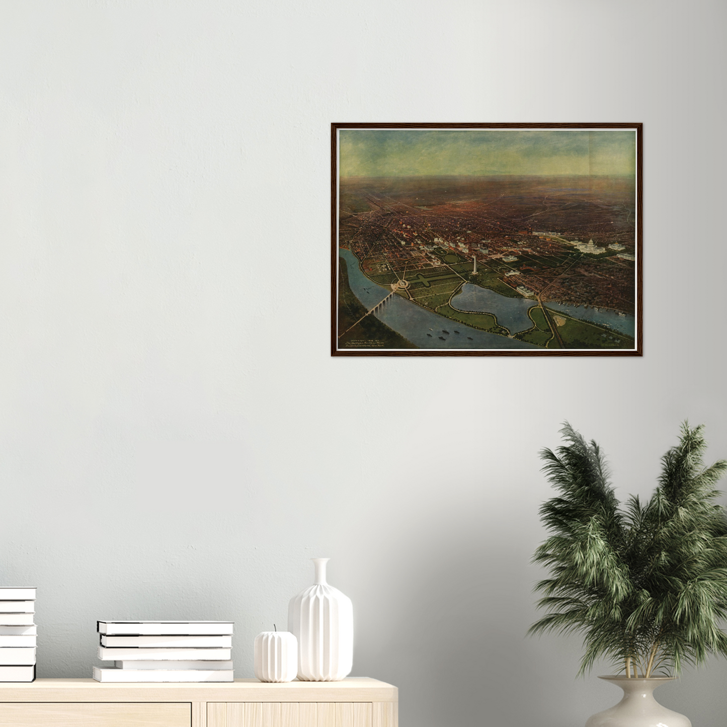 Historical city map  Test product horizontal 3 sizes