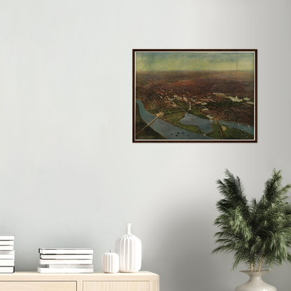 Historical city map  Test product horizontal 3 sizes