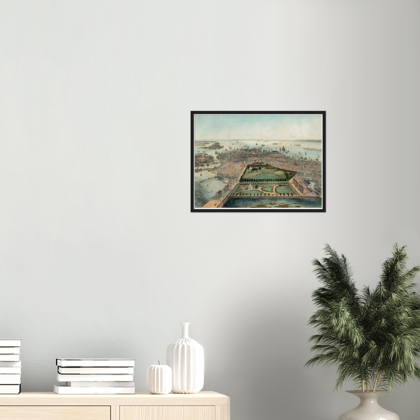 Historical city map  Test product horizontal 3 sizes