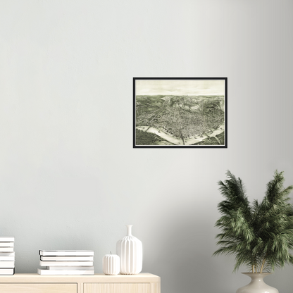 Historical city map  Test product horizontal 3 sizes