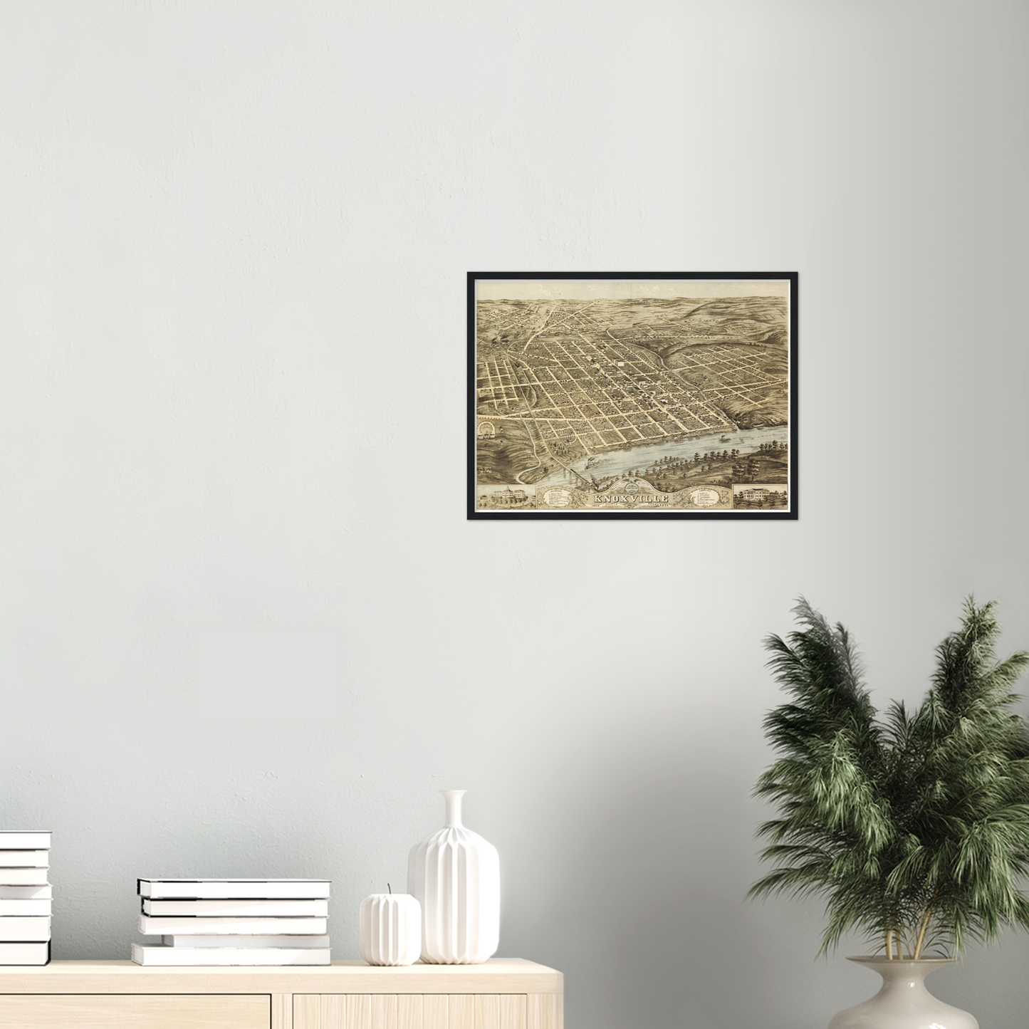 Historical city map  Test product horizontal 3 sizes