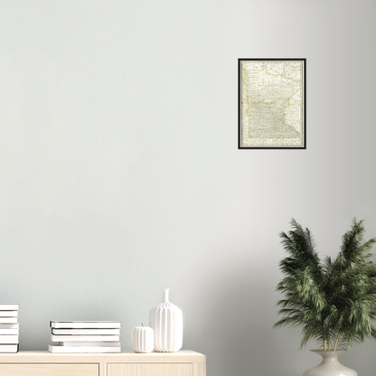 Historical city map  Test product horizontal 3 sizes