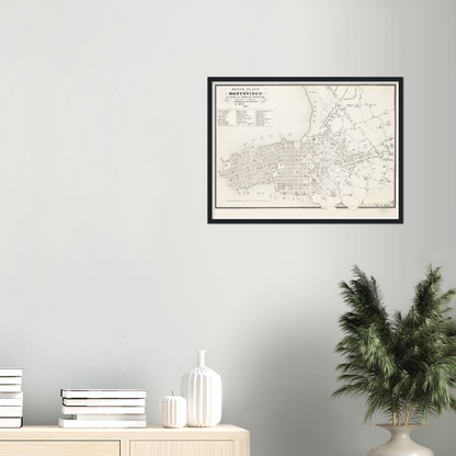 Historical city map  Test product horizontal 3 sizes