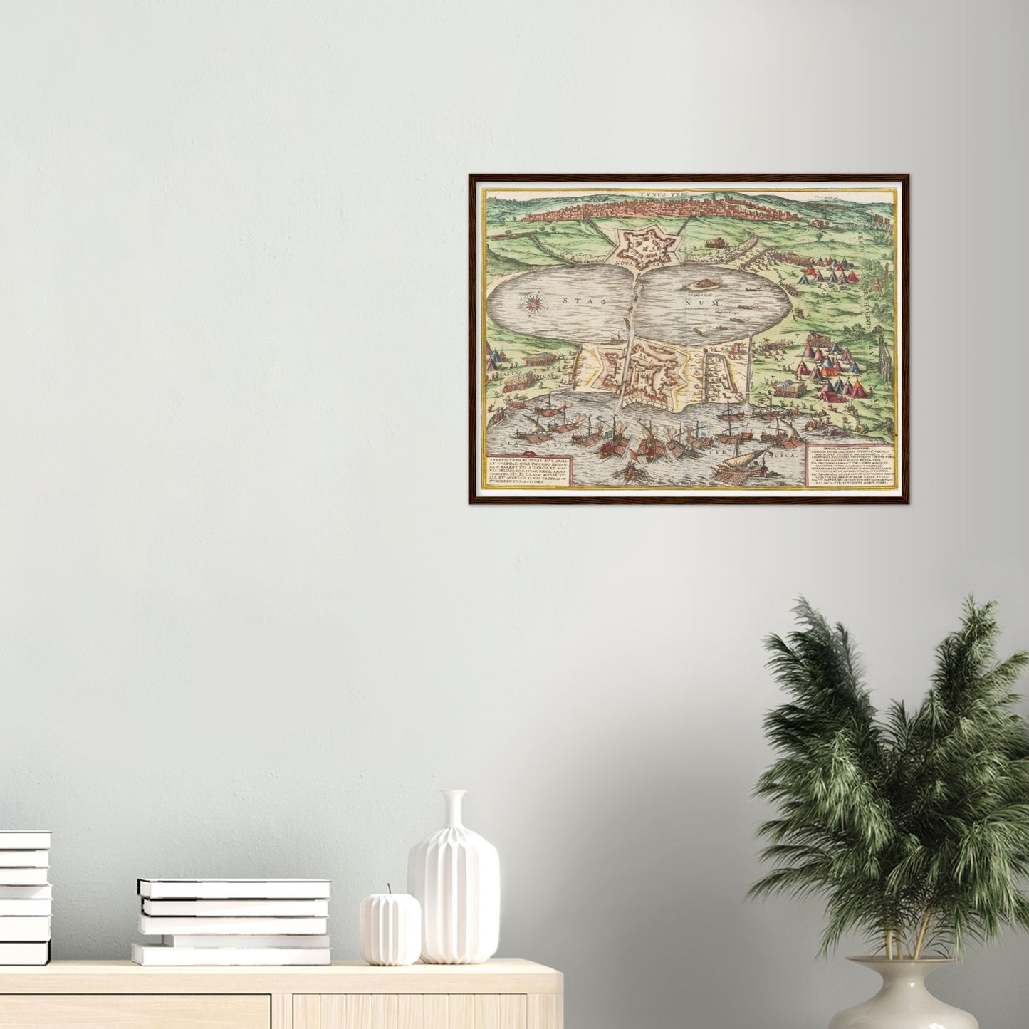 Historical city map  Test product horizontal 3 sizes