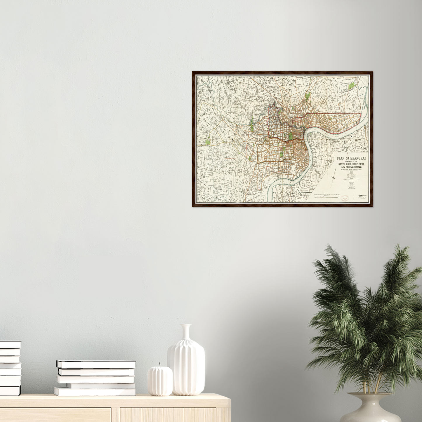 Historical city map  Test product horizontal 3 sizes