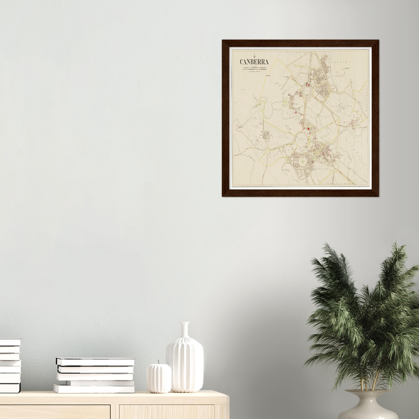 Historical city map  Test product horizontal 3 sizes