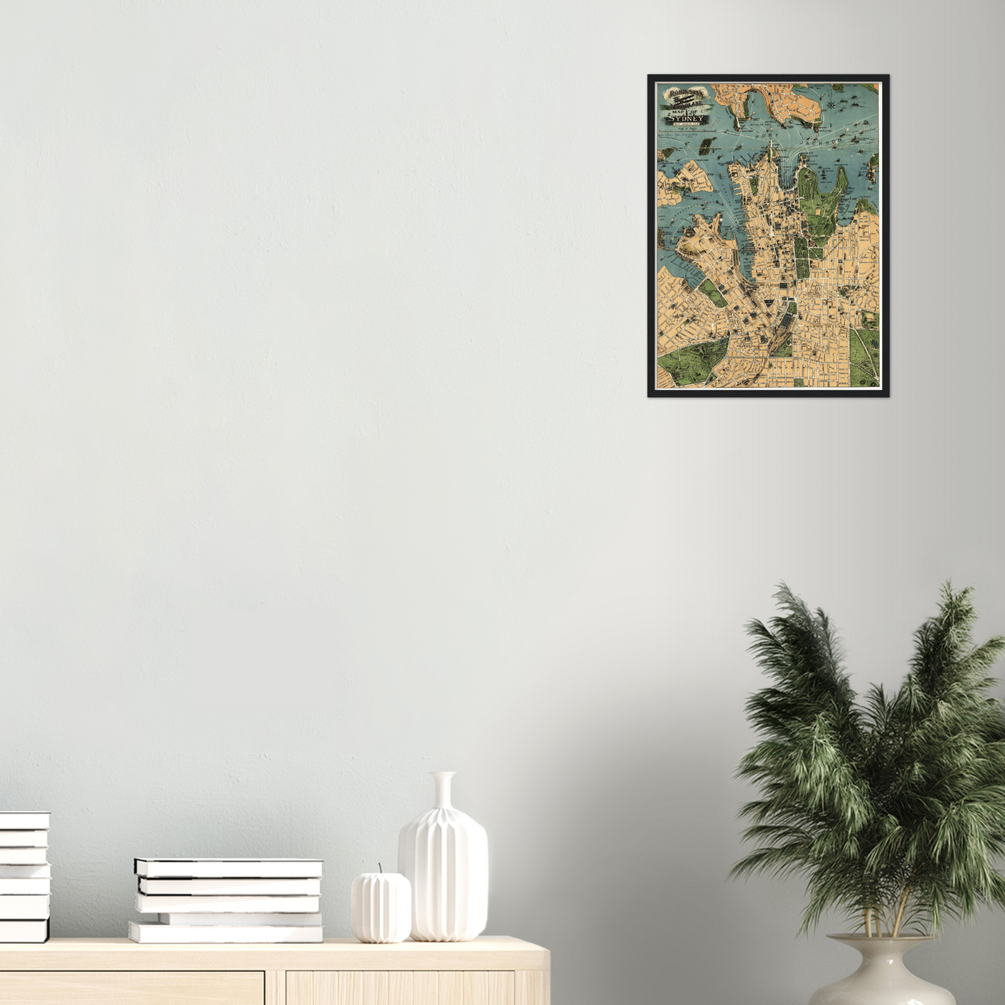 Historical city map  Test product horizontal 3 sizes
