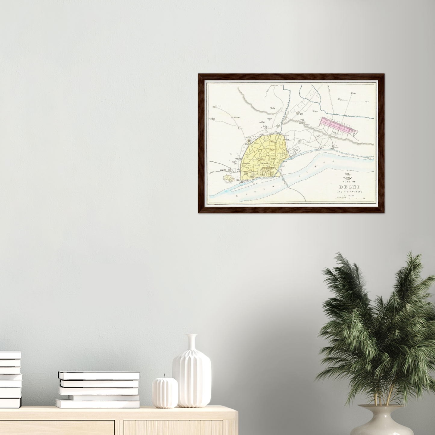 Historical city map  Test product horizontal 3 sizes