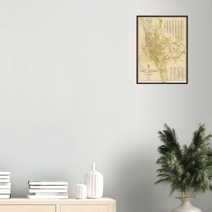 Historical city map  Test product horizontal 3 sizes