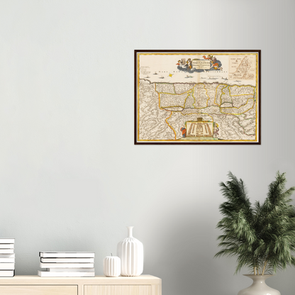 Historical city map  Test product horizontal 3 sizes