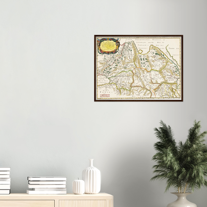 Historical city map  Test product horizontal 3 sizes