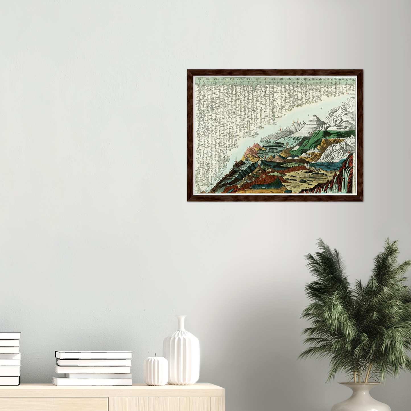 Historical city map  Test product horizontal 3 sizes