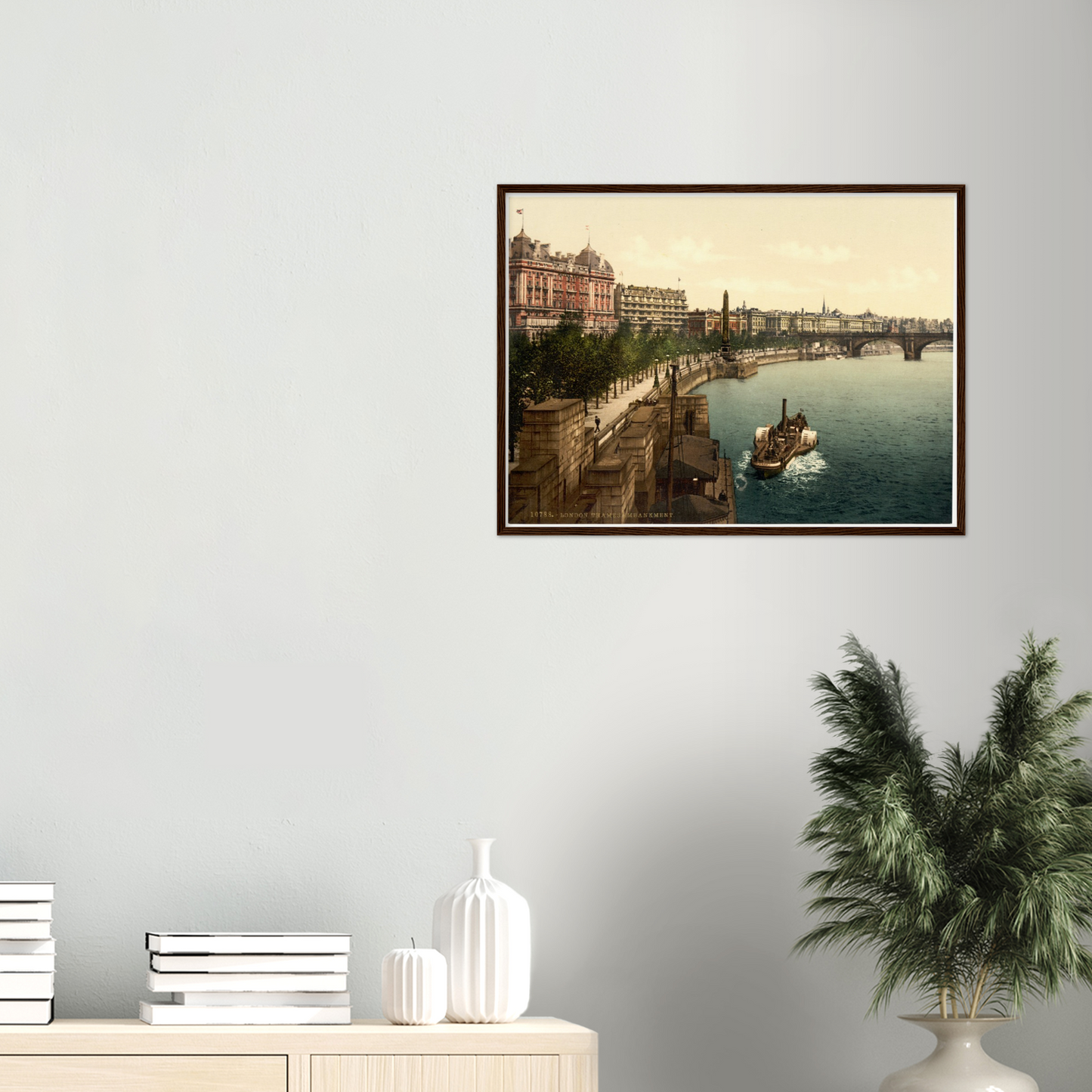 London Themse um 1895