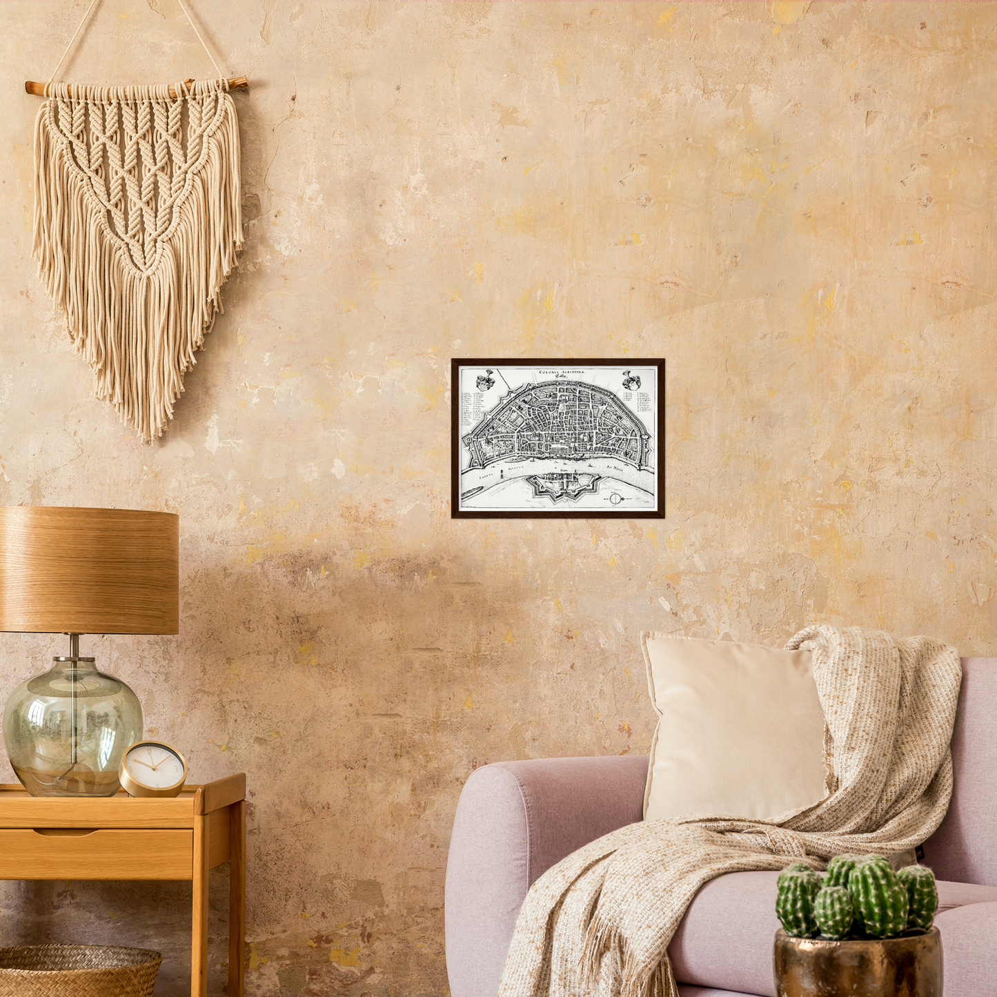 Historical city map  Test product horizontal 3 sizes