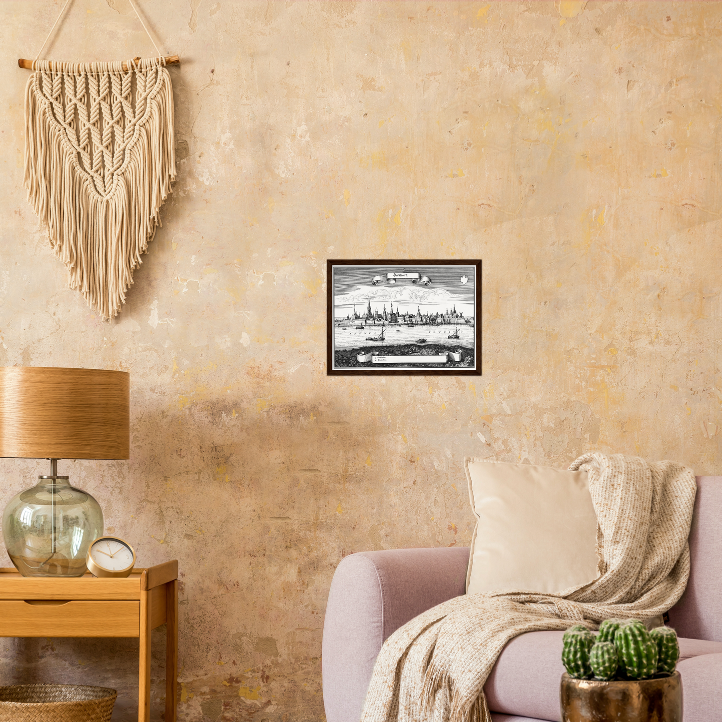 Historical city map  Test product horizontal 3 sizes