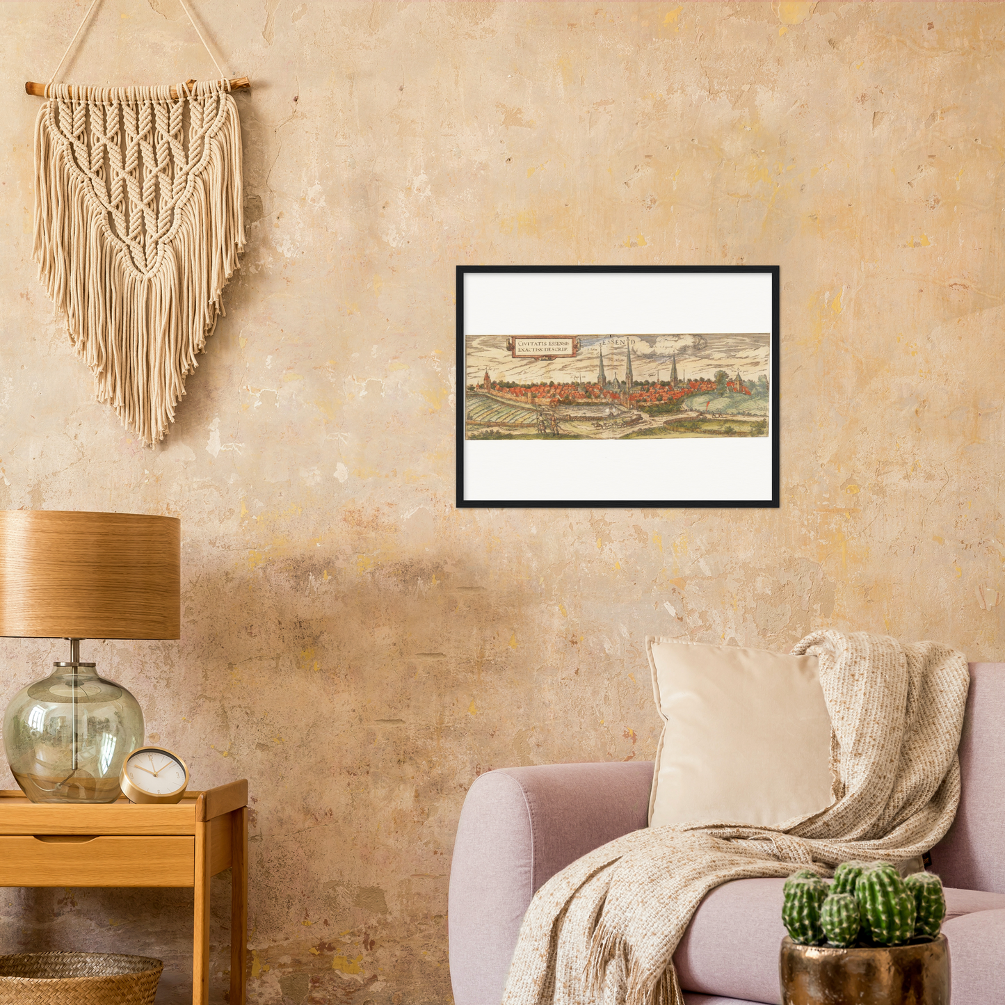 Historical city map  Test product horizontal 3 sizes