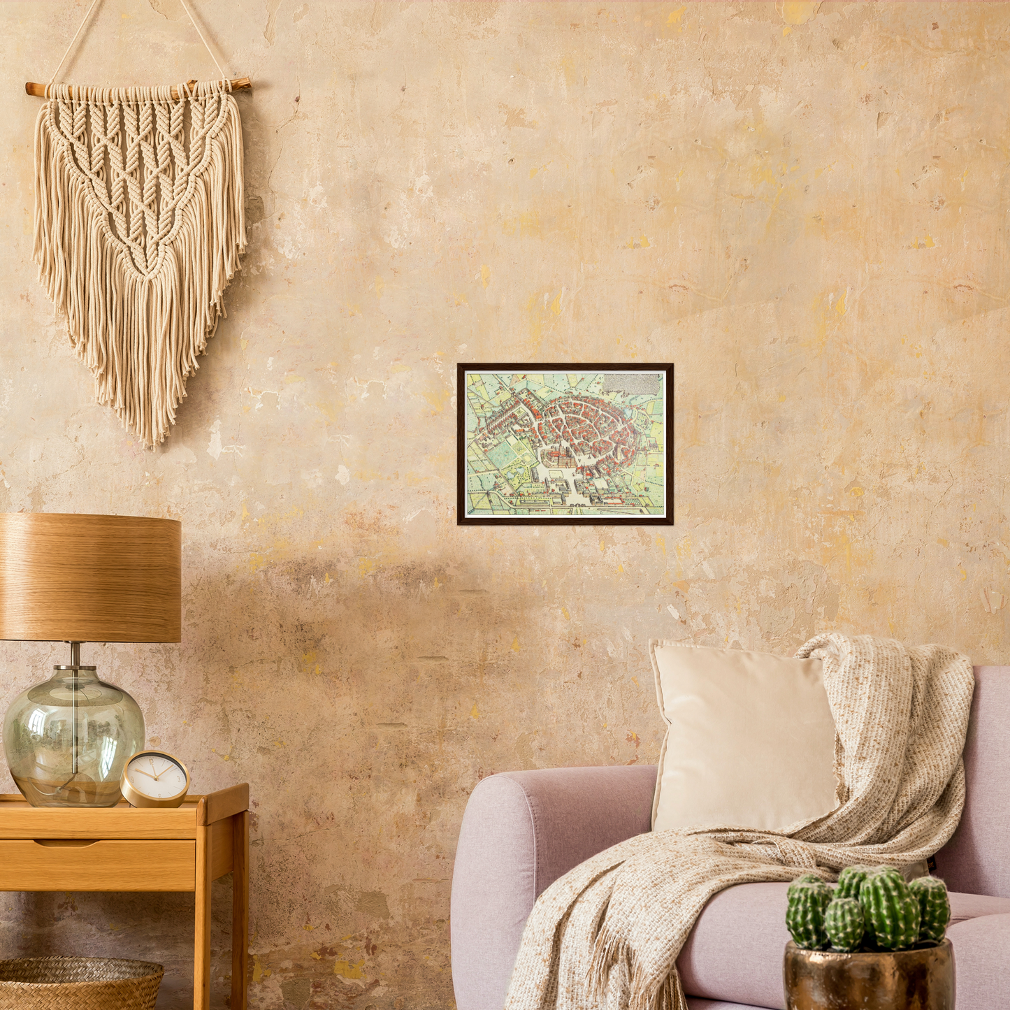 Historical city map  Test product horizontal 3 sizes