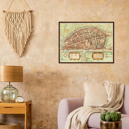 Historical city map  Test product horizontal 3 sizes