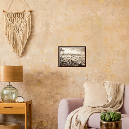 Historical city map  Test product horizontal 3 sizes