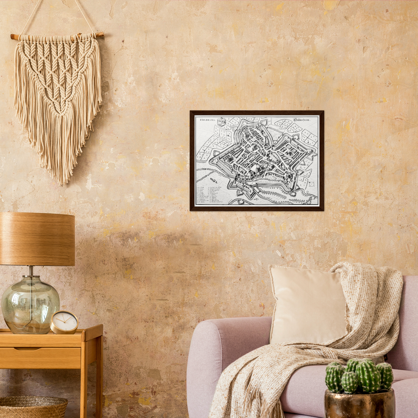 Historical city map  Test product horizontal 3 sizes