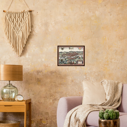 Historical city map  Test product horizontal 3 sizes