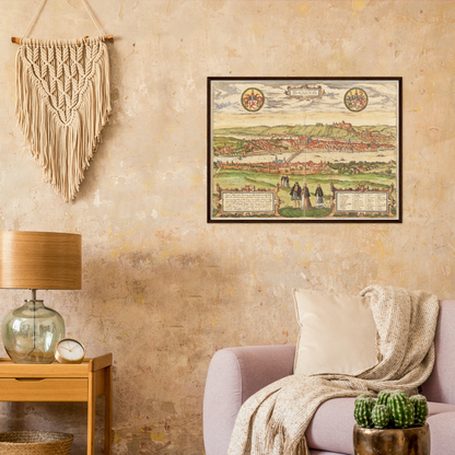 Historical city map  Test product horizontal 3 sizes