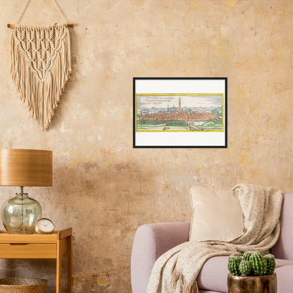 Historical city map  Test product horizontal 3 sizes