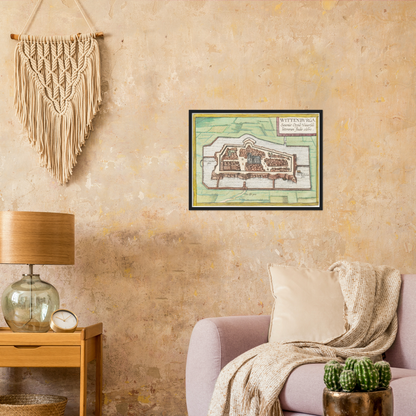 Historical city map  Test product horizontal 3 sizes