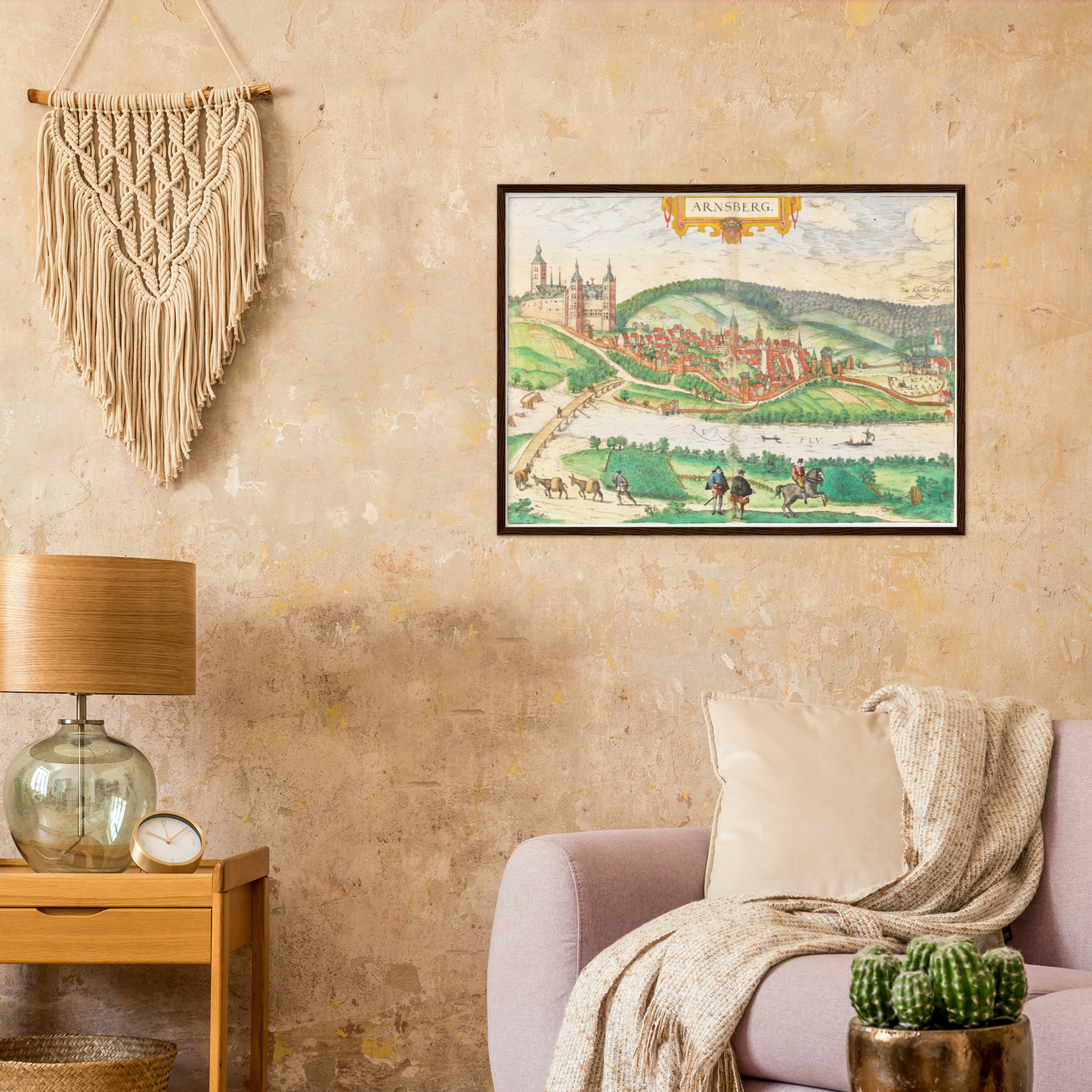 Historical city map  Test product horizontal 3 sizes