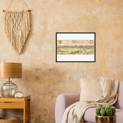 Historical city map  Test product horizontal 3 sizes