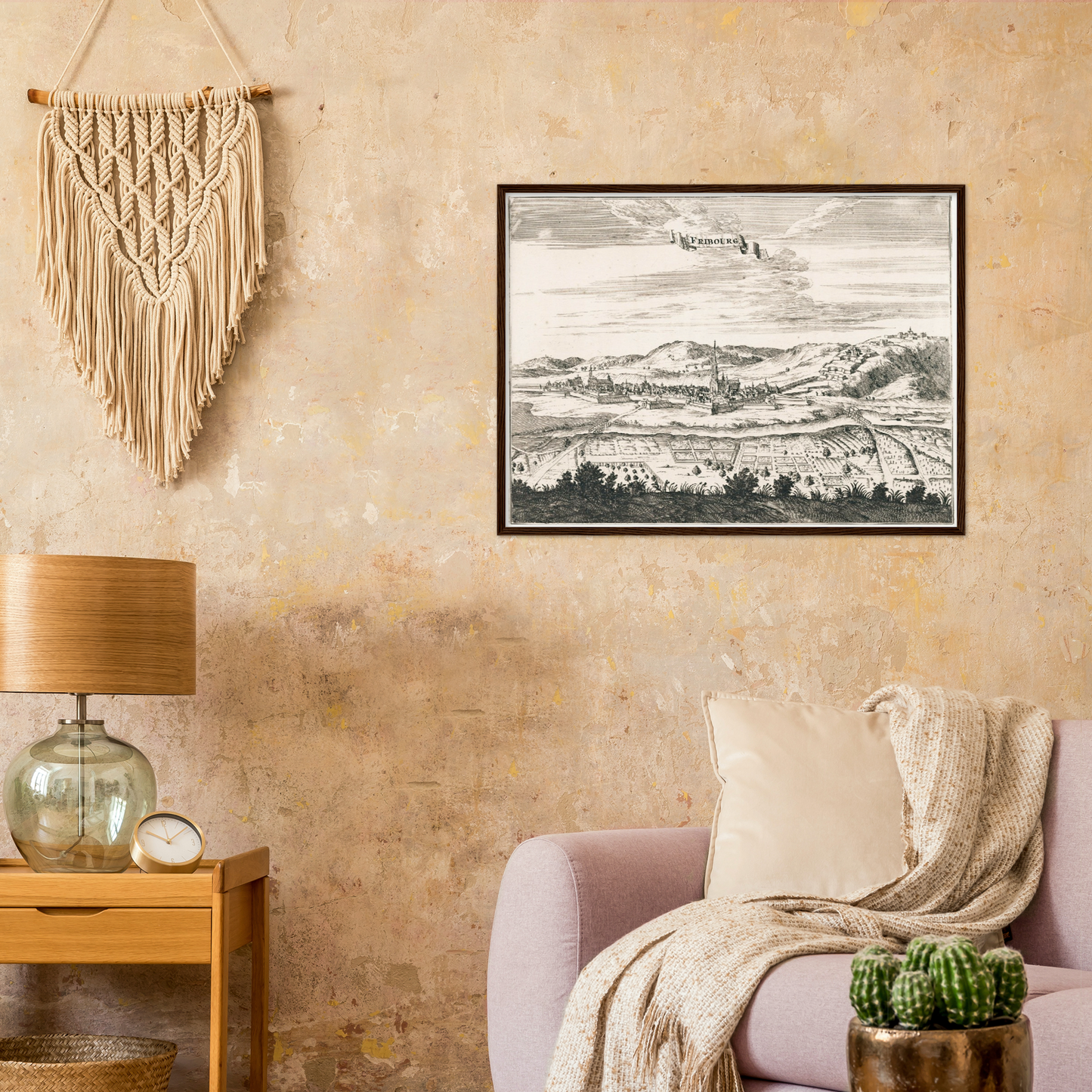 Historical city map  Test product horizontal 3 sizes