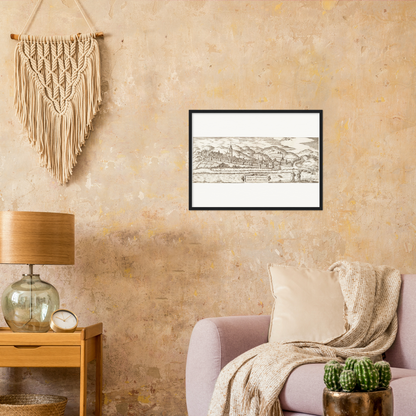 Historical city map  Test product horizontal 3 sizes