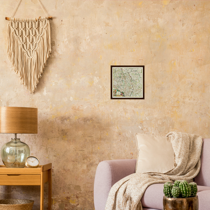 Historical city map  Test product horizontal 3 sizes