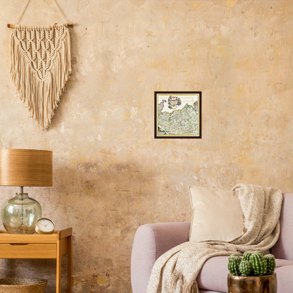 Historical city map  Test product horizontal 3 sizes