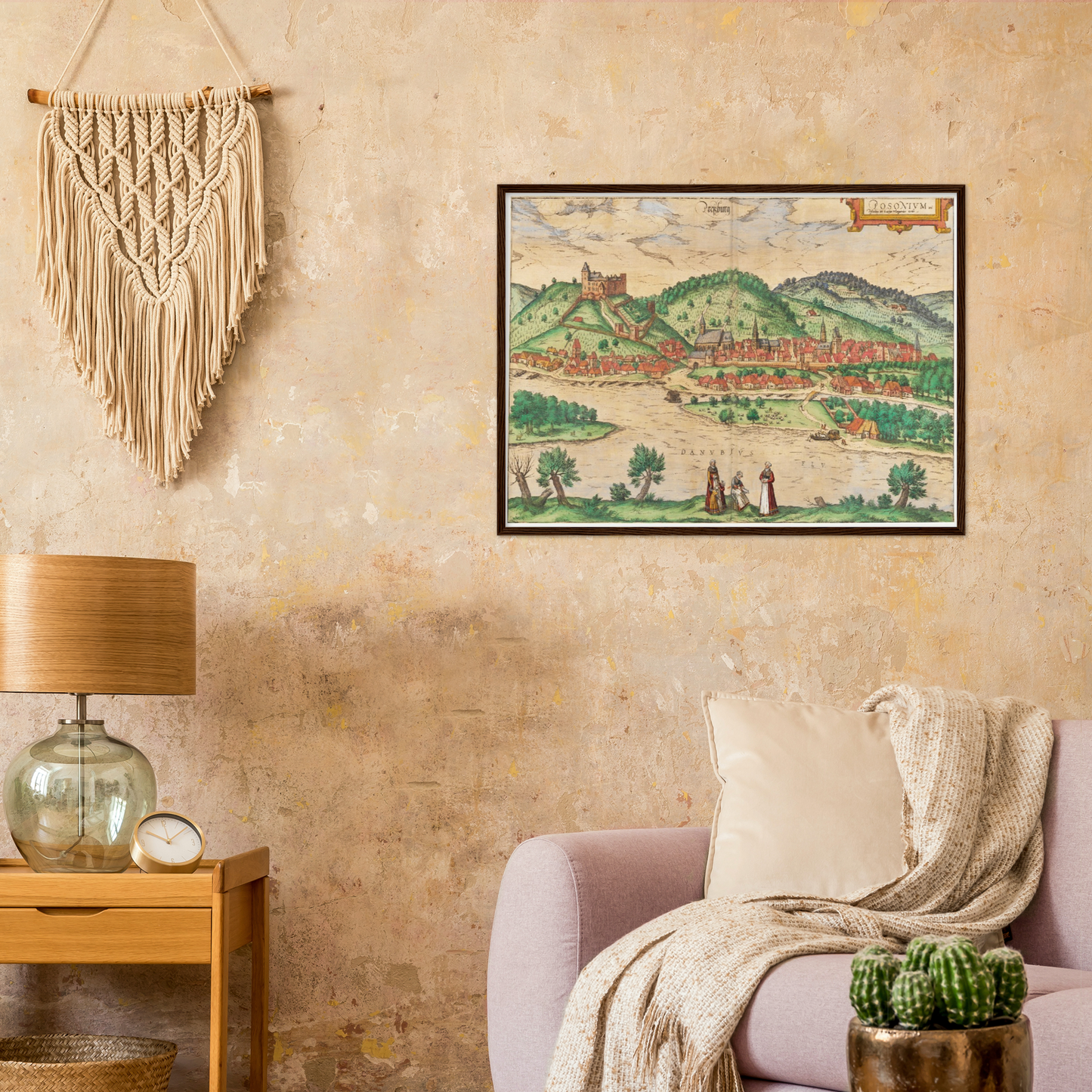 Historical city map  Test product horizontal 3 sizes