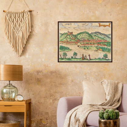 Historical city map  Test product horizontal 3 sizes