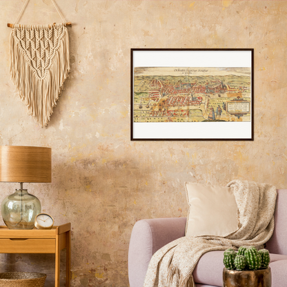 Historical city map  Test product horizontal 3 sizes