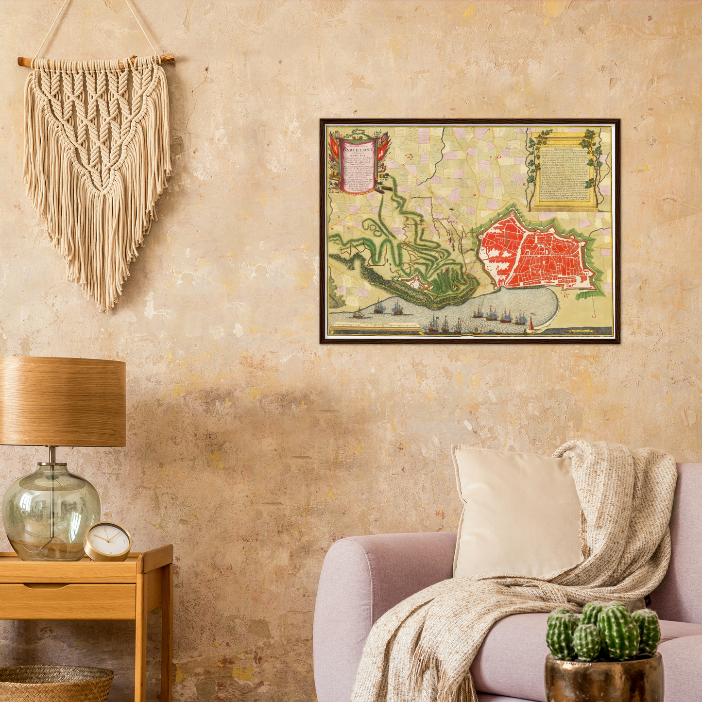 Historical city map  Test product horizontal 3 sizes