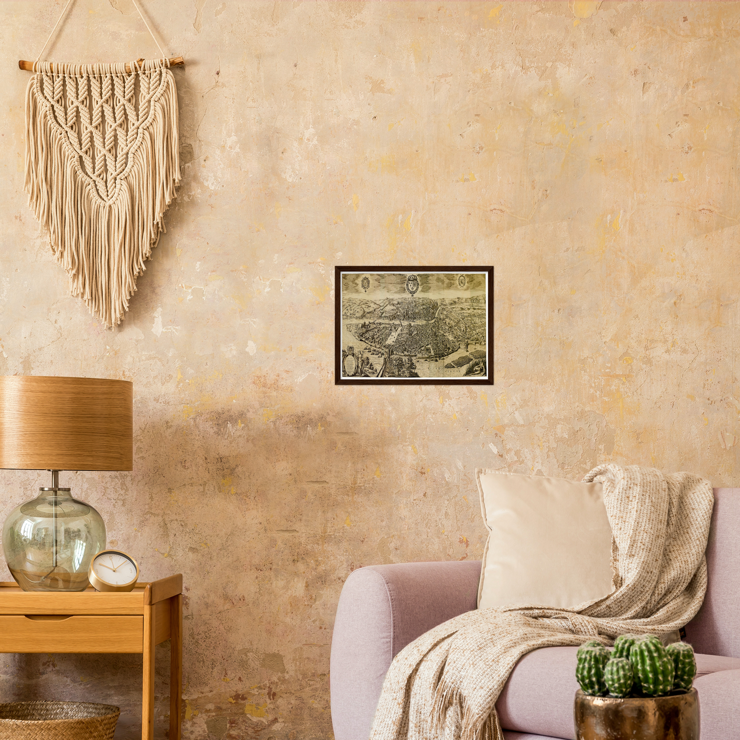 Historical city map  Test product horizontal 3 sizes