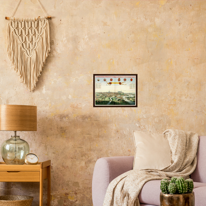 Historical city map  Test product horizontal 3 sizes