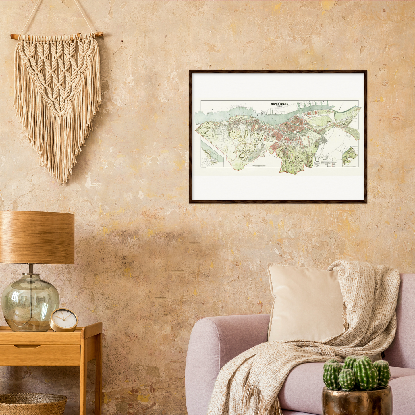 Historical city map  Test product horizontal 3 sizes