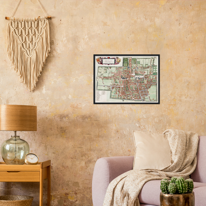 Historical city map  Test product horizontal 3 sizes